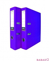 Папка-регистратор ламинированная Colourplay 80 мм неоновая фиолетовая Index
