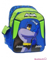 Рюкзак Бэтмен: отважный и смелый с уплотненной спинкой сине-зеленый Action!