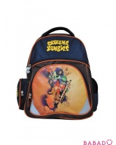 Рюкзак подростковый Extreme zombies с уплотненной спинкой оранжевый Action!