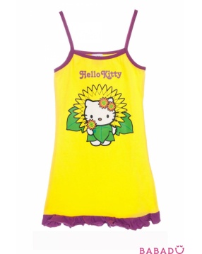 Ночная сорочка желтая Hello Kitty (Хелло Китти)
