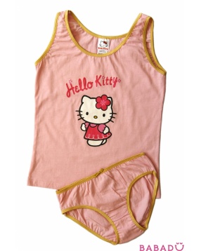 Комплект розовый майка и трусы для девочки Hello Kitty (Хелло Китти)