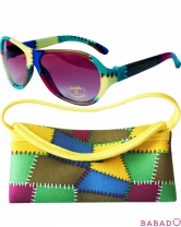 Очки солнцезащитные Caramella в сумочке разноцветные Росмэн (Rosman)