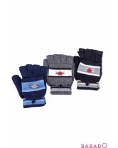 Перчатки с клапаном детские зимние 5-9 лет синие, серые, черные S.Gloves