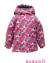 Куртка розовая с рисунком Lappi kids (Лаппи Кидс)