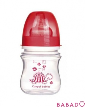 Антиколиковая бутылочка EasyStart Clear 120 мл Canpol Babies (Канпол Беби) в ассорт