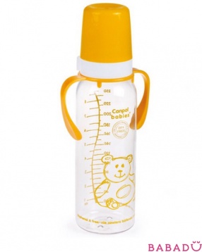 Бутылочка с ручкой 250мл BPA 0% Canpol Babies (Канпол Беби) в ассорт