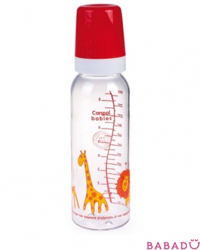 Бутылочка с рисунком 250 мл BPA 0% Canpol Babies (Канпол Беби) в ассорт