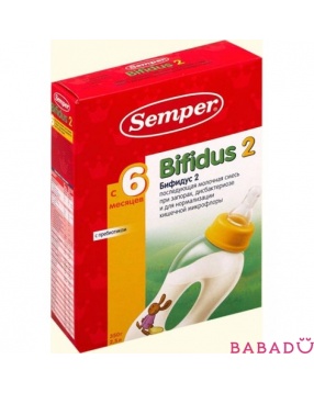 Молочная смесь 2 Bifidus Semper (Сэмпер)