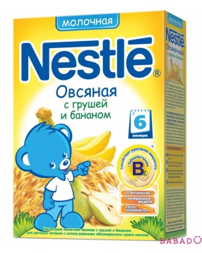 Каша молочная овсяная с грушей и бананом Nestle (Нестле)