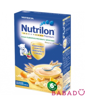 Каша молочная пшеница, рис с фруктами Нутрилон (Nutrilon)