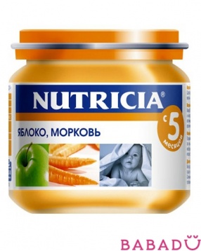 Пюре Яблоко, морковь Нутриция (Nutricia)