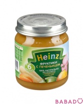 Пюре Фруктики с печеньицем с пребиотиками Хайнц (Heinz)
