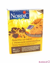 Галеты из овса с темным шоколадом Нордик (Nordic)
