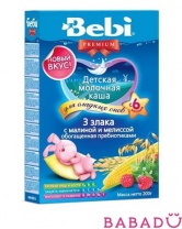 Каша молочная Для сладких снов с малиной и мелиссой Беби Премиум (Bebi Premium)