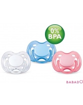 Пустышка силиконовая FREEFLOW 0-6 мес. уп.1шт. BPA-Free Avent (Авент) в ассортименте