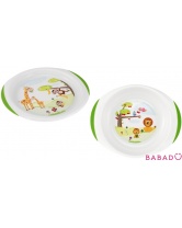 Набор детских тарелок: глубокая и мелкая Chicco (Чико)