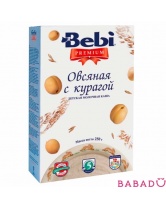 Каша молочная овсяная с курагой Беби Премиум (Bebi Premium)