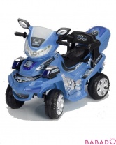 Электромотоцикл-квадроцикл FMF с п/у синий R-Toys (Р-Тойз)