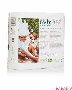 Подгузники размер 5 (11-25 кг) Naty