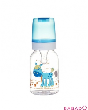 Бутылочка 120 мл с рисунком Забавные животные Canpol Babies (Канпол Беби)