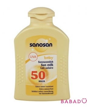 Солнцезащитное молочко SPF-50 200 мл Саносан (Sanosan)