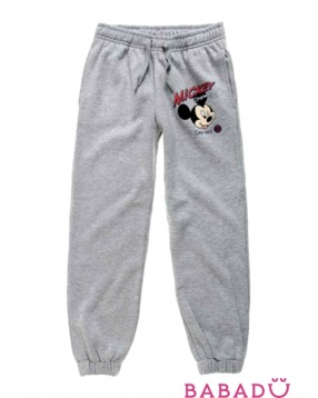 Спортивные брюки для мальчика Микки Маус серые Дисней (Disney)