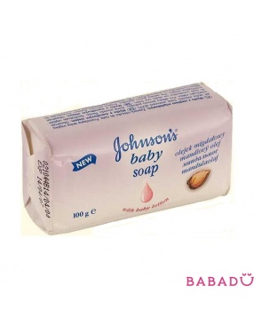 Мыло с экстрактом миндального масла 100 гр. Джонсонс Беби (Johnsons Baby)