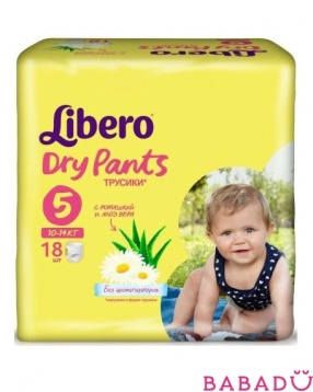 Трусики Libero (Либеро) Dry Pants maxi plus 5, 10-14кг 18шт.