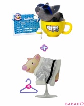 Пигис-Милашка в чайной чашке Хайти с комплектом одежды