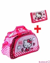 Спортивная сумка и кошелек Hello Kitty Coccinella Росмэн (Rosman)