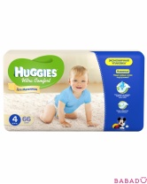 Подгузники для мальчика Ультра Комфорт 4 (8 - 14 кг) 66 шт Хаггис (Huggies)