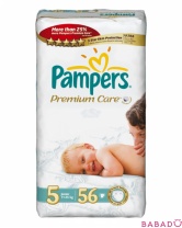PAMPERS Подгузники Premium Care Junior Джамбо Упаковка 56