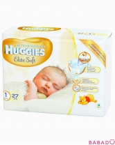 Подгузники Элит Софт для новорожденных 1 (до 5 кг) 27 шт Хаггис (Huggies)