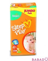 Подгузники Sleep & Play Maxi 7-14 кг 68 шт Памперс (Pampers)