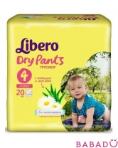 Трусики Libero (Либеро) Dry Pents maxi 4, 7-11кг 20шт.